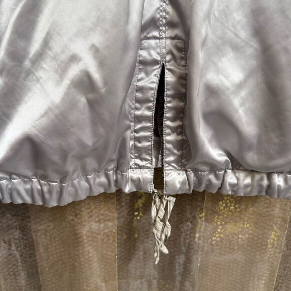 Vintage Y2K Abercrombie & Fitch Silky Gray Water Wind Resistant Light Jacket Sma - Picture 9 of 12